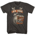 Smoke ZZ Top t-shirt featuring a High Octane design