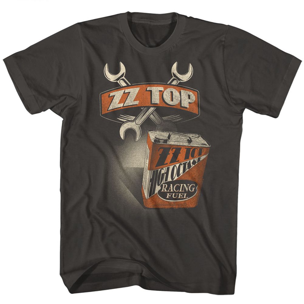 Smoke ZZ Top t-shirt featuring a High Octane design