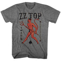 Graphite ZZ Top t-shirt featuring a Tonnage Tour design