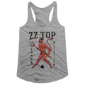 ZZ Top Ladies Racerback - Tonnage Tour