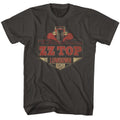 Smoke ZZ Top t-shirt featuring a Lowdown design