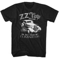 Black ZZ Top t-shirt featuring a Eliminator Texicali design