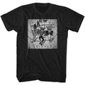 Black ZZ Top t-shirt featuring a Antenna design