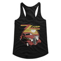 ZZ Top Ladies Racerback - Eliminator
