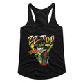 ZZ Top Ladies Racerback - Dia de los Mescalera