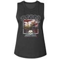 ZZ Top Ladies Muscle Tank - Deguello Cover