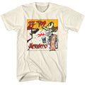 Natural ZZ Top t-shirt featuring a Mescalero Album Art design