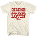 Natural ZZ Top t-shirt featuring a All Your Lovin design