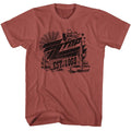 Terracotta ZZ Top t-shirt featuring a Established 1969 design