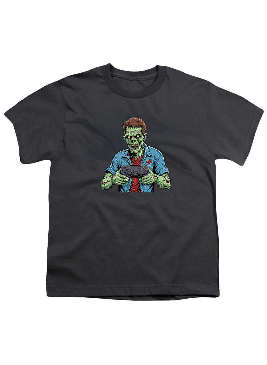 Charcoal Zombie Gamer Youth/Toddler T-Shirt