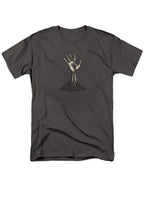 Charcoal Zombie Hand Reaching Out T-Shirt