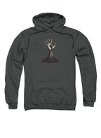 Charcoal Zombie Hand Reaching Out Hoodie