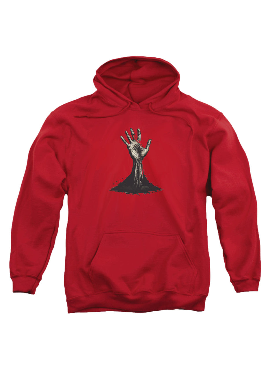 Red Zombie Hand Reaching Out Hoodie