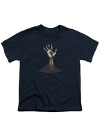 Navy Zombie Hand Reaching Out Youth/Toddler T-Shirt