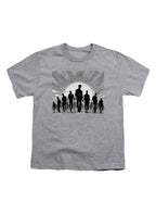 Gray Zombie Horde Silhouette Youth/Toddler T-Shirt