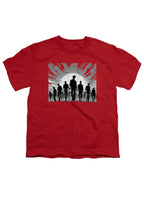 Red Zombie Horde Silhouette Youth/Toddler T-Shirt