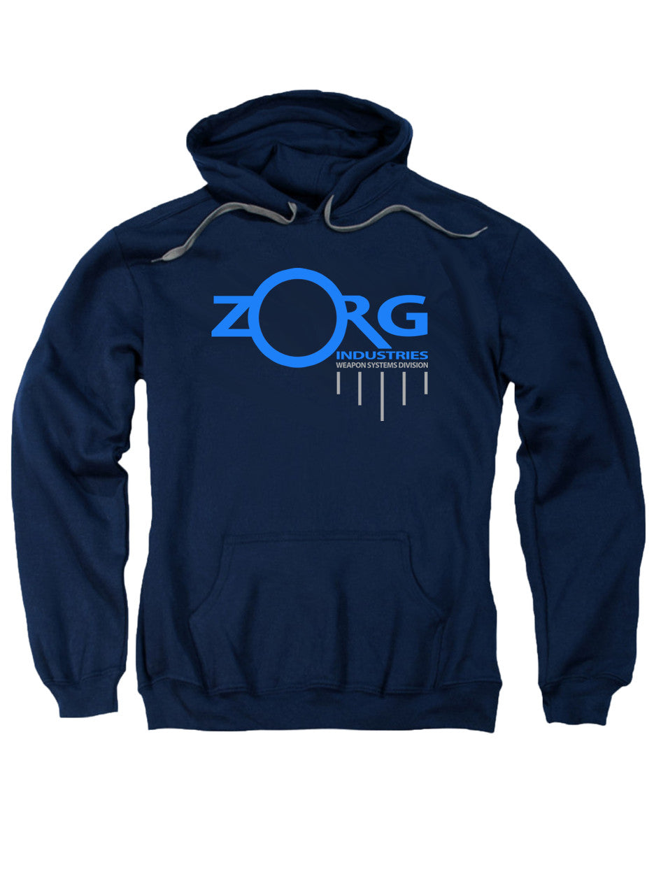 Navy Zorg Company Logo Hoodie
