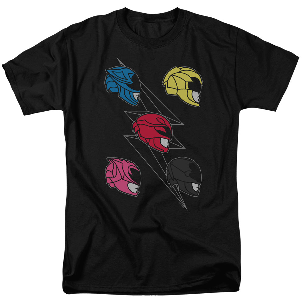 Mighty Morphin Power Rangers: The Movie Line Helmets T-Shirt