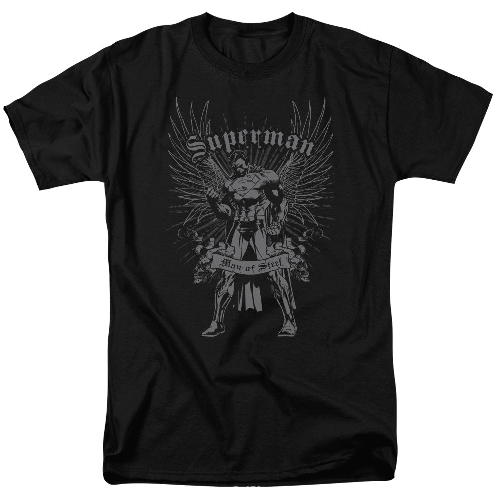 Superman Steel Black T-Shirt