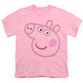 Pink Out Peppa Pig Face Youth/Toddler T-Shirt