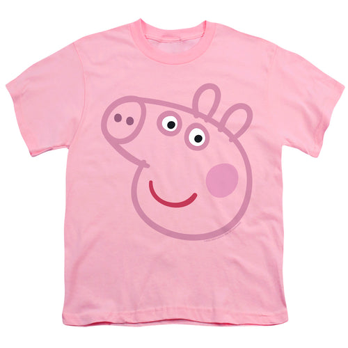 Pink Out Peppa Pig Face Youth/Toddler T-Shirt