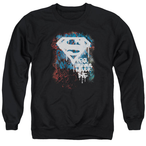 Superman Real Heroes Never Die Crewneck Sweatshirt