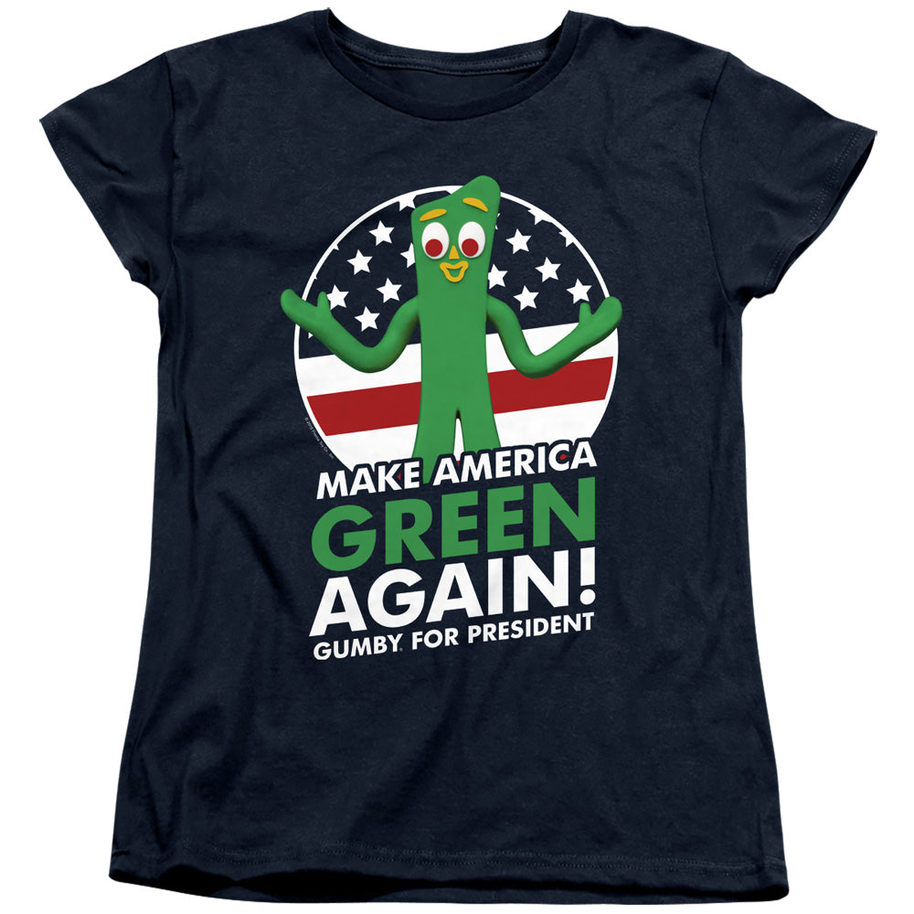 Gumby For President Womens T-Shirt