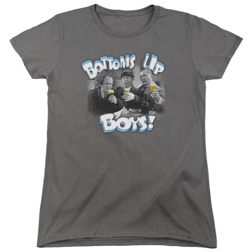 The Three Stooges Bottoms Up Womens T-Shirt