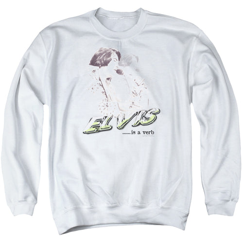 Elvis Presley Elvis Is A Verb Crewneck Sweatshirt