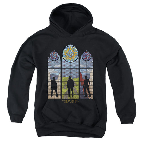 Supernatural Stained Glass Youth Hoodie
