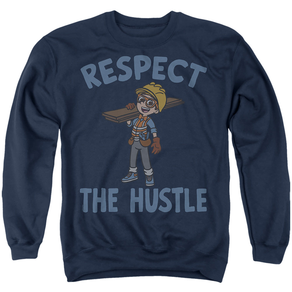 Blippi Respect The Hustle Crewneck Sweatshirt