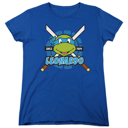 Teenage Mutant Ninja Turtles Leonardo Since 1984 Womens T-Shirt