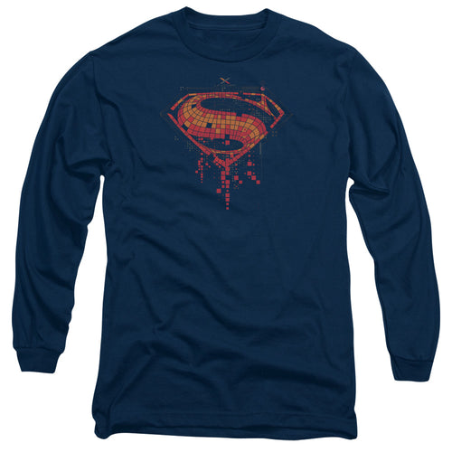 Batman v Superman Tech Super Logo Long Sleeve T-Shirt