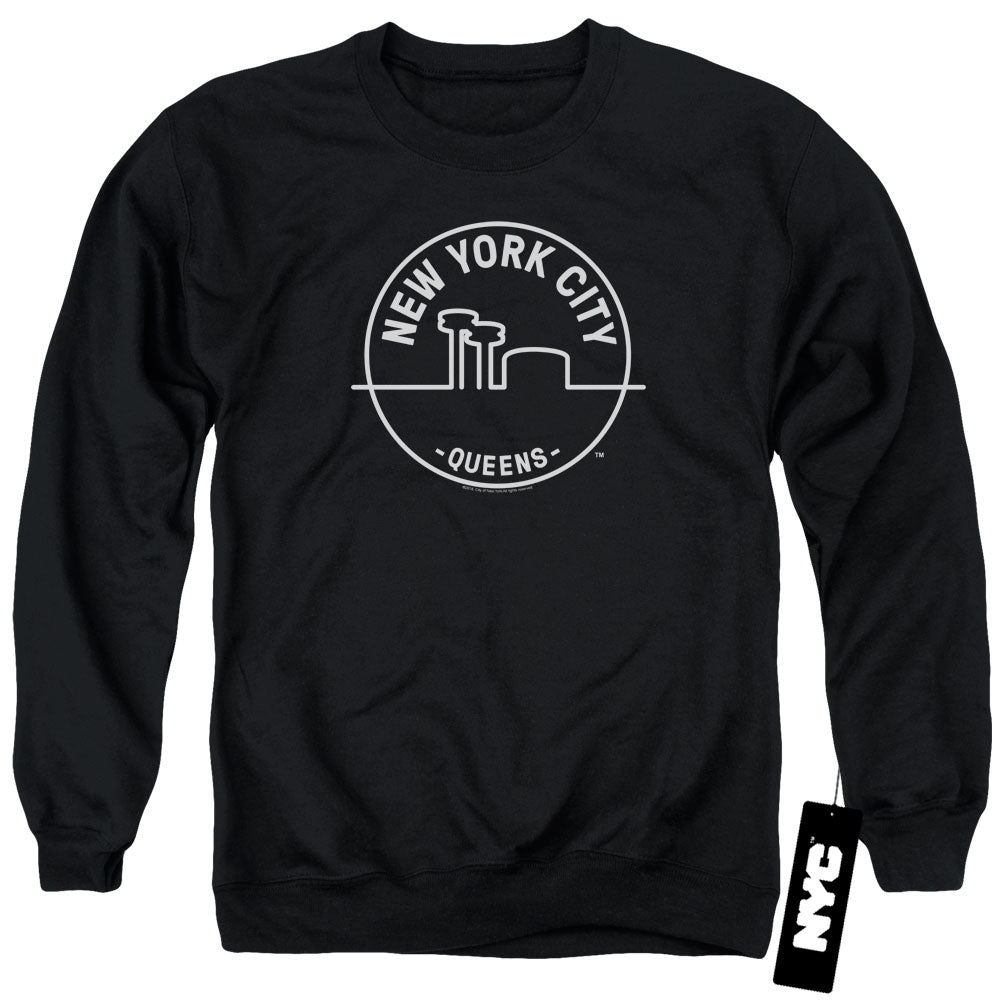 New York City Queens Badge Crewneck Sweatshirt