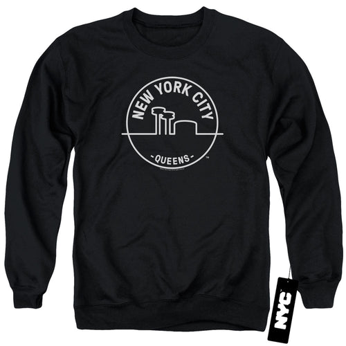 New York City Queens Badge Crewneck Sweatshirt