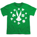 Looney Tunes Bugs Bunny St. Patrick'S Clover Silhouette Youth/Toddler T-Shirt
