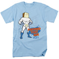 Ren and Stimpy Powdered Toast Man Light Blue T-Shirt