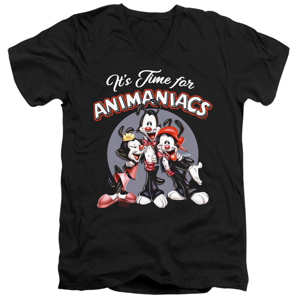 Animaniacs Its Time For V-Neck T-Shirt