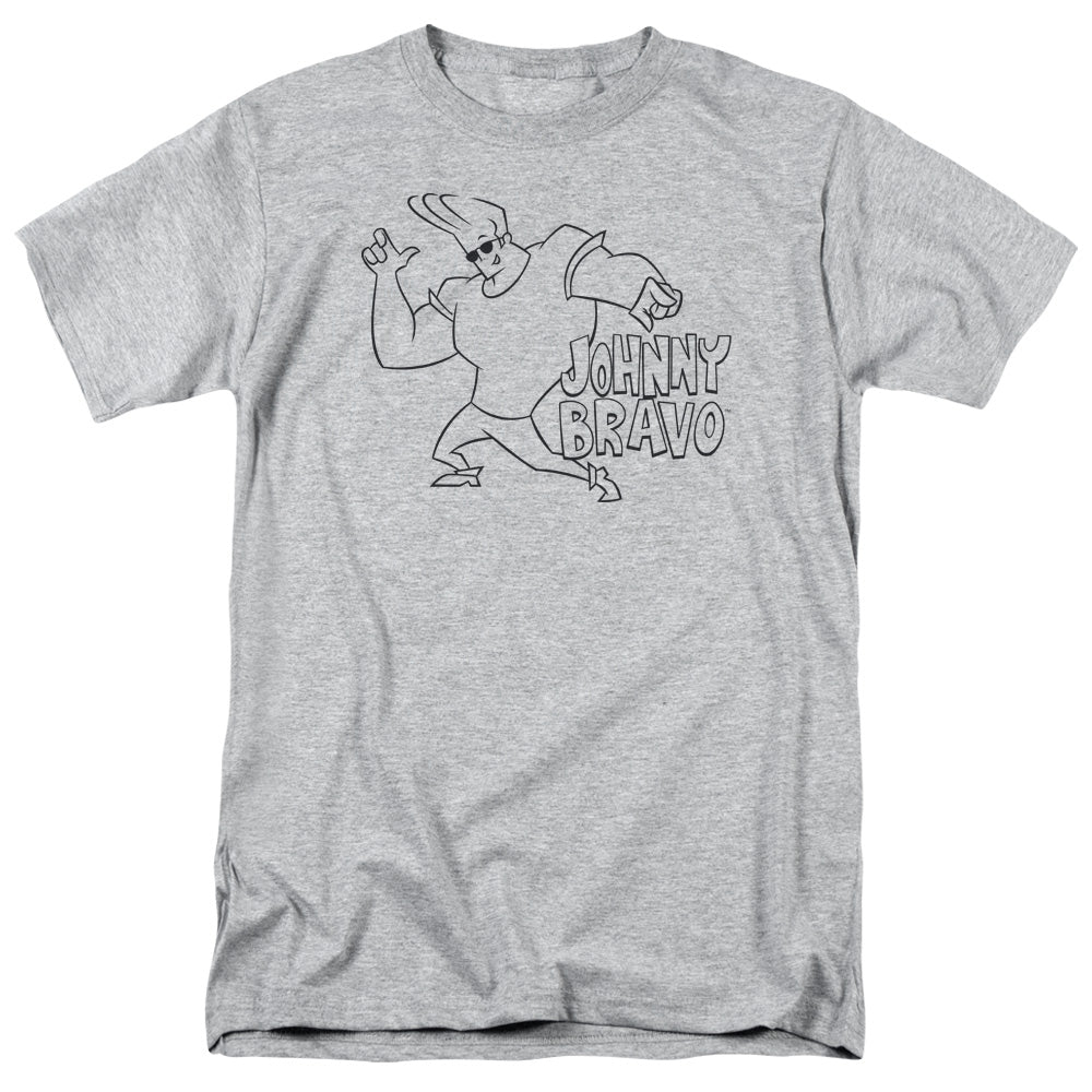 Johnny Bravo Jb Line Art T-Shirt