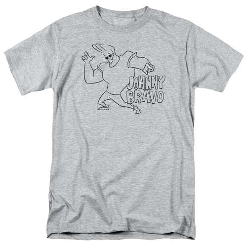 Johnny Bravo Jb Line Art T-Shirt