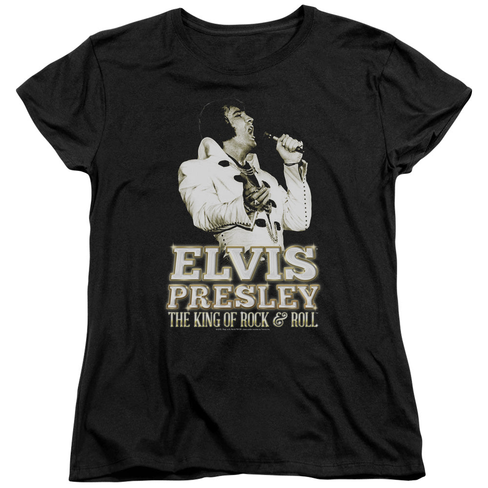 Elvis Presley Golden Womens T-Shirt