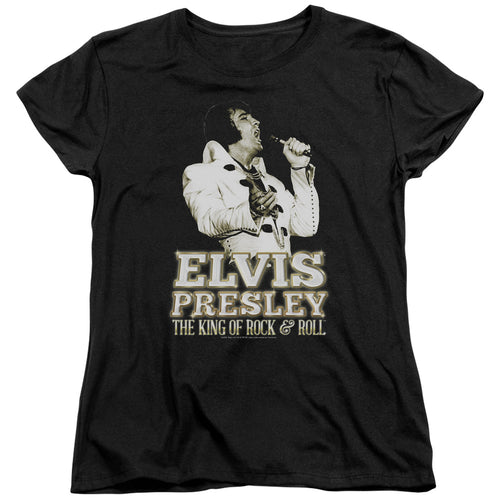 Elvis Presley Golden Womens T-Shirt