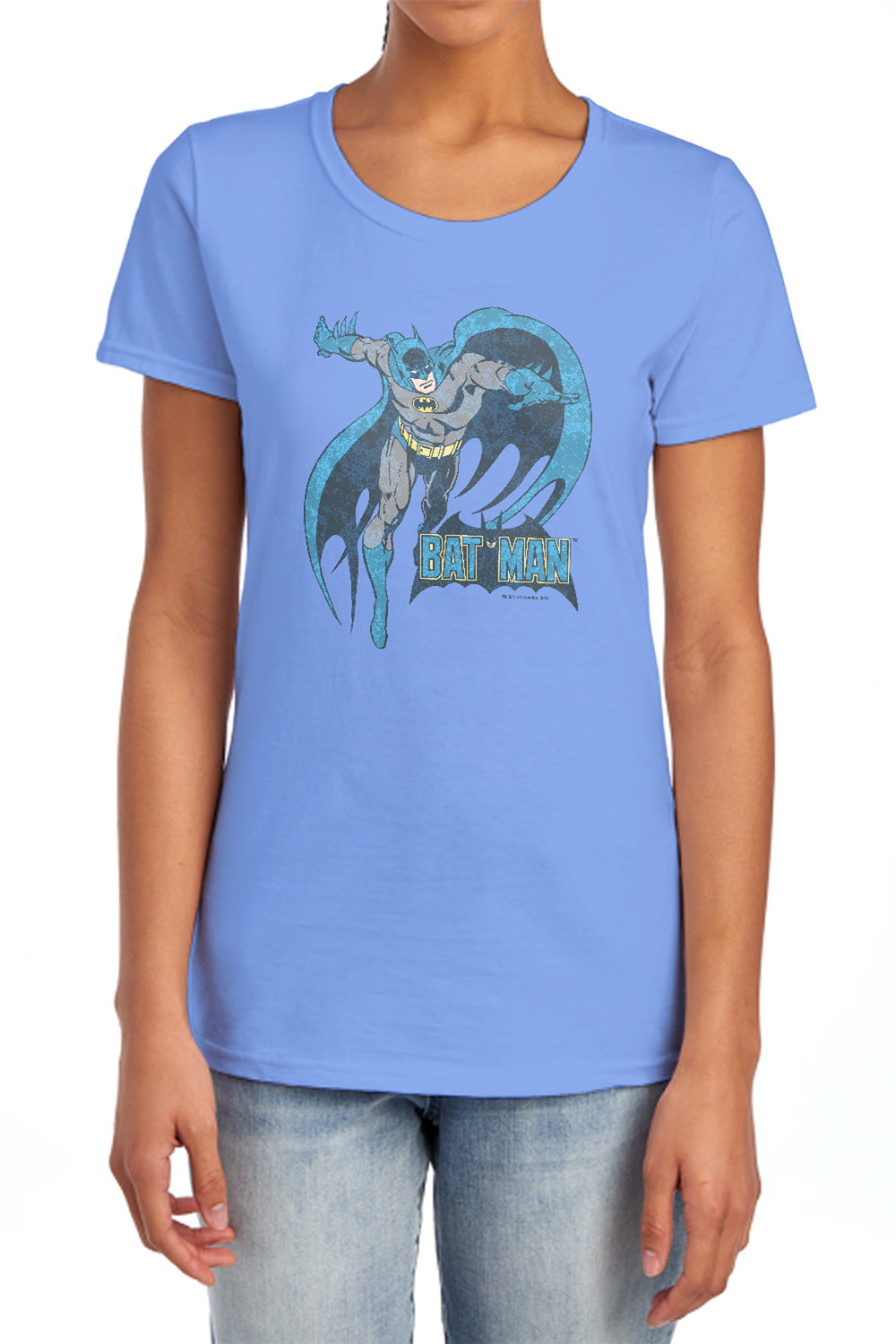 DC Comics Desaturated Batman Womens T-Shirt