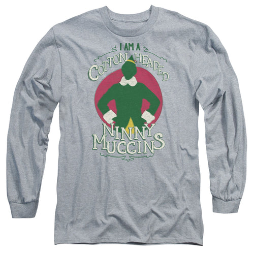 Elf Cotton Headed Long Sleeve T-Shirt