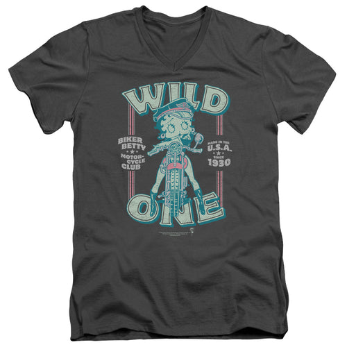 Betty Boop Wild One V-Neck T-Shirt