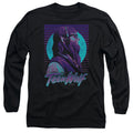 Teen Wolf Headphone Wolf Teal Long Sleeve T-Shirt