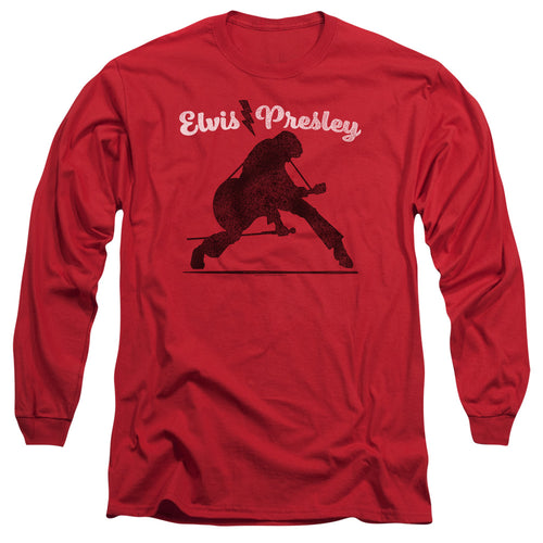 Elvis Presley Overprint Long Sleeve T-Shirt
