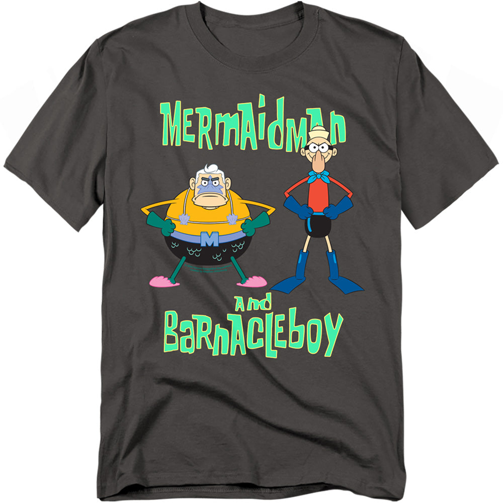 Spongebob Squarepants Mermaid Man and Barnacle Boy T-Shirt