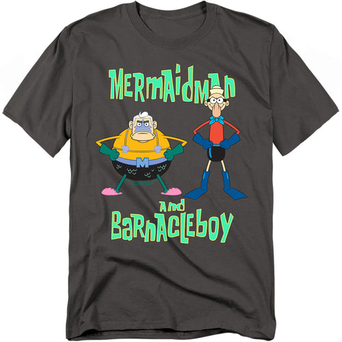 Spongebob Squarepants Mermaid Man and Barnacle Boy T-Shirt