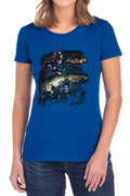 Batman Knight Rider Womens T-Shirt